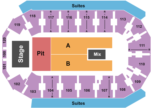 Cable Dahmer Arena seating-chart