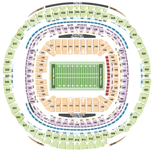 New Orleans Bowl at Caesars Superdome – New Orleans, LA