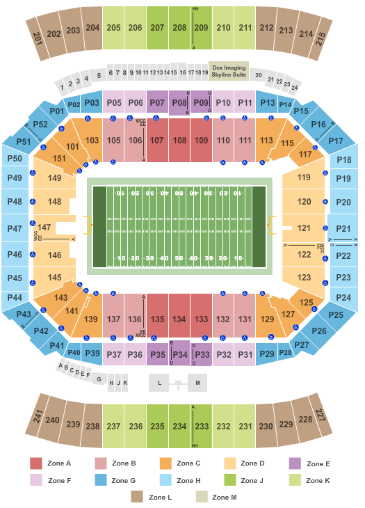 Pro Bowl 2018 Seating Chart