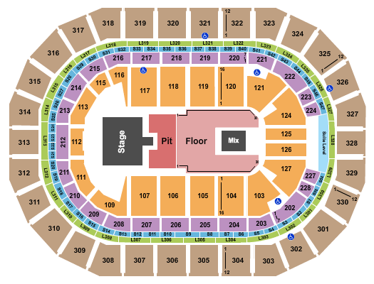 Canada Life Centre seating-chart