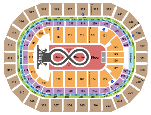 Canada Life Centre seating-chart