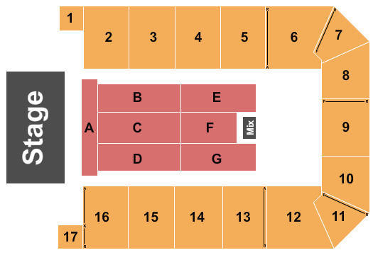 Canton Memorial Civic Center seating-chart