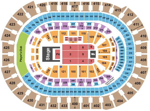 Latto Capital One Arena seating chart