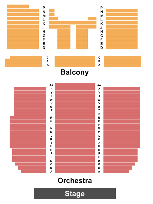 Seatmap for capitol center for the arts - nh