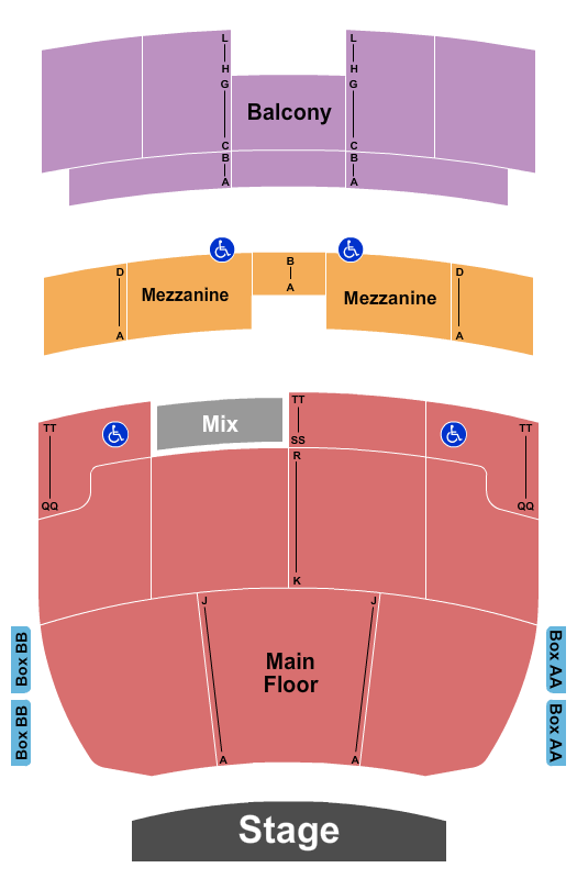 JW School of Dance Capitol Civic Centre seating chart
