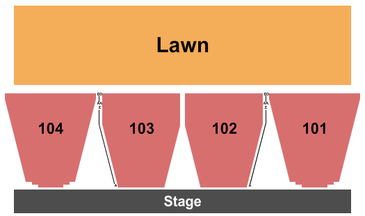 Carolina Crossroads Amphitheatre seating-chart