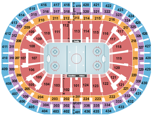 Bell Centre Seating Chart