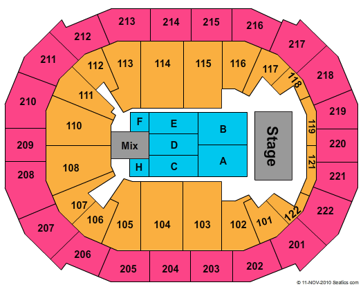 St. Louis Blues Festival Tickets 2012-02-25 Saint Louis, MO, Chaifetz Arena