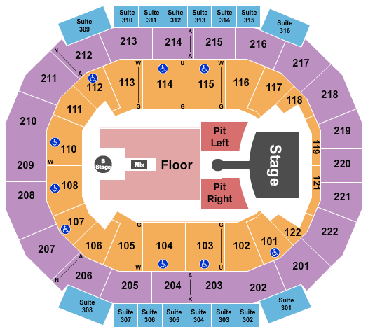 Greta Van Fleet Chaifetz Arena seating chart