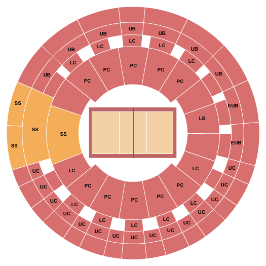 Seatmap for charles koch arena