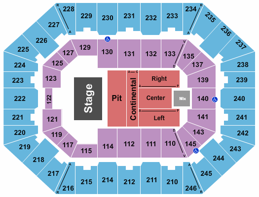 The Red Clay Strays Charleston Coliseum & Convention Center - Charleston seating chart
