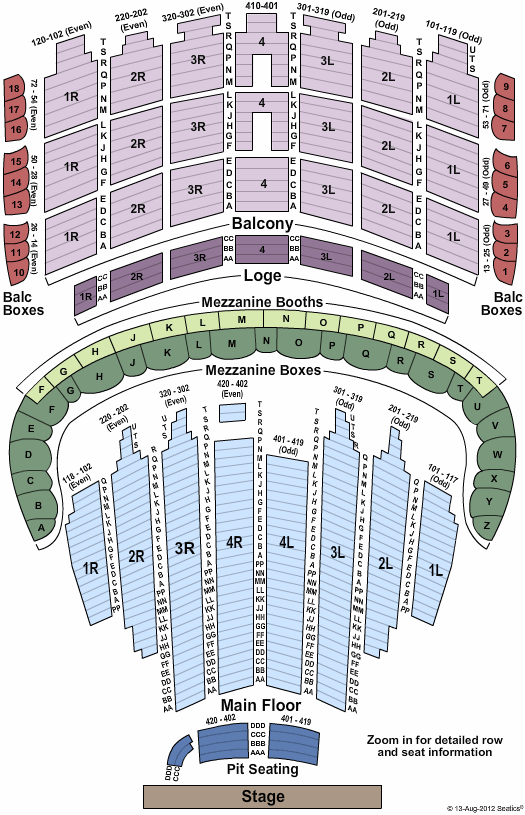 Janet Jackson Tickets 2015-11-04  Chicago, IL, The Chicago Theatre