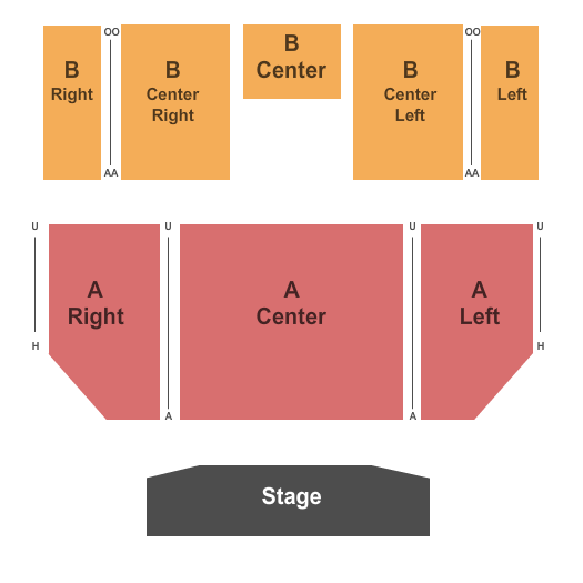 Seatmap for chumash casino