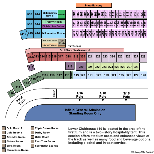 Breeders Cup Seating Chart