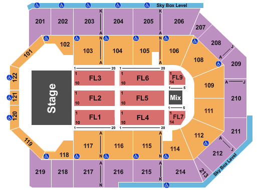 Citizens Business Bank Arena Concert Seating Chart