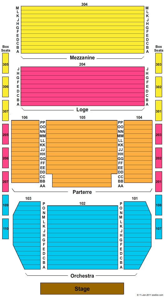 Classic Center Theater Athens Ga Seating Chart