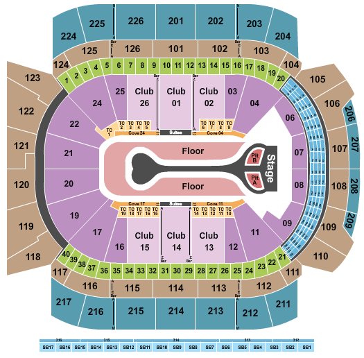 Climate Pledge Arena seating-chart