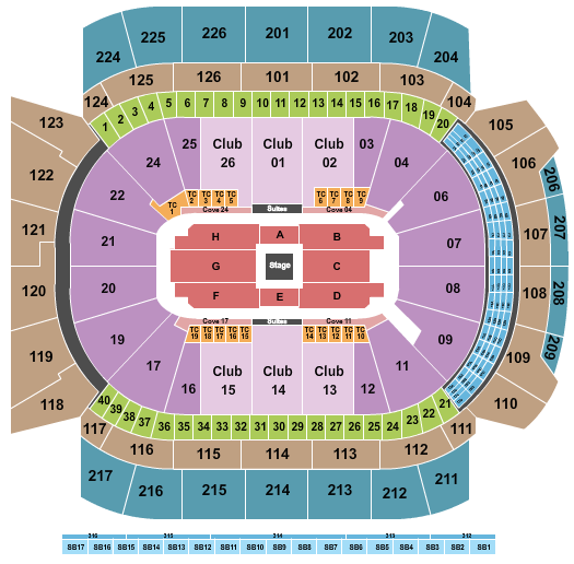 Climate Pledge Arena seating-chart
