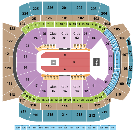 Climate Pledge Arena seating-chart
