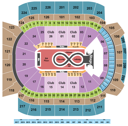 Climate Pledge Arena seating-chart