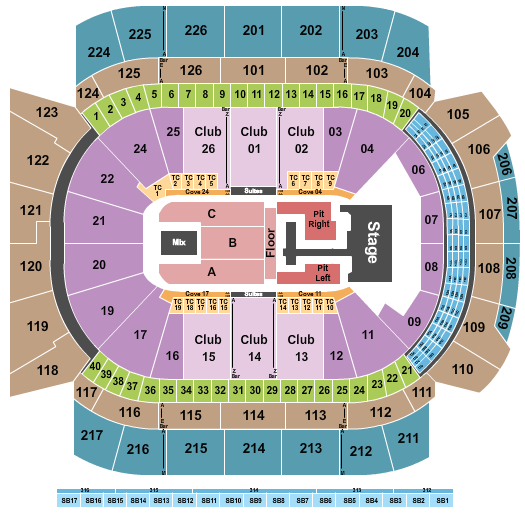 Climate Pledge Arena seating-chart