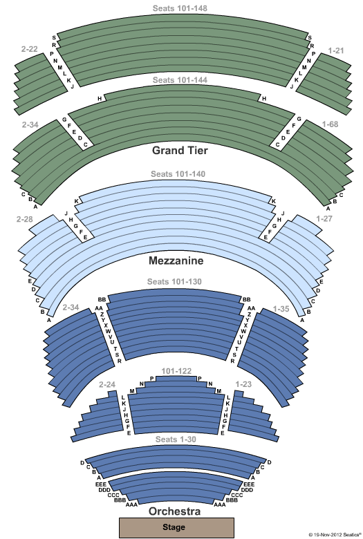 Atlanta Opera: La Boheme Tickets 2015-10-09  Atlanta, GA, Cobb Energy Performing Arts Centre