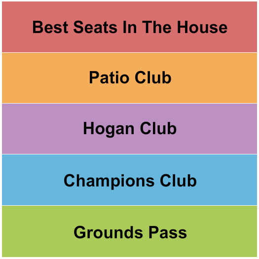 Seatmap for colonial country club