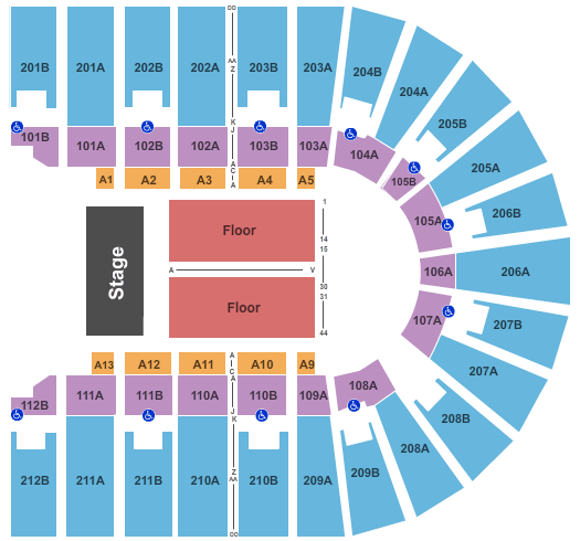 Columbus Civic Center Concert Seating Chart