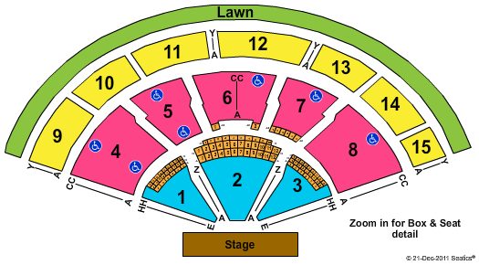 KISS Concert: Adam Lambert, Gym Class Heroes, & Flo Rida Tickets 2012-05-19 Mansfield, MA, Comcast Center - MA (formerly Tweeter Center)