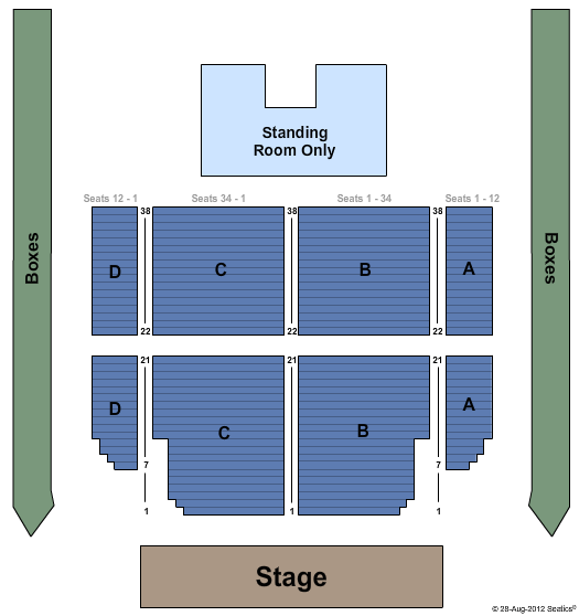 Marysville Amphitheater Seating Chart
