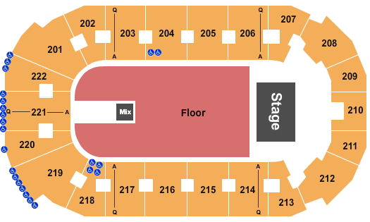 Covelli Centre - Youngstown seating-chart