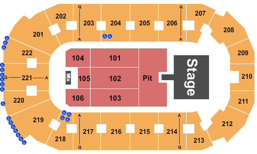 Covelli Centre - Youngstown seating-chart