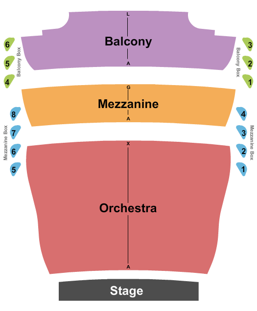 The Syracuse Orchestra Crouse Hinds Theater - Mulroy Civic Center At Oncenter seating chart