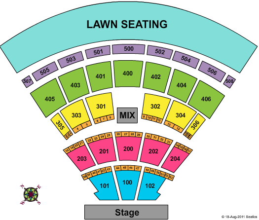 Darien Lake Concert Seating Chart
