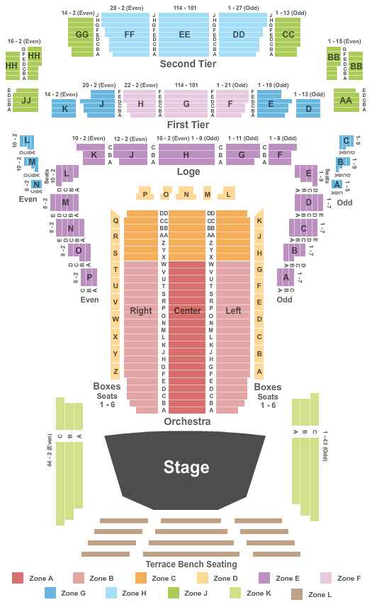 Phoenix Symphony Hall Seating Chart Pdf