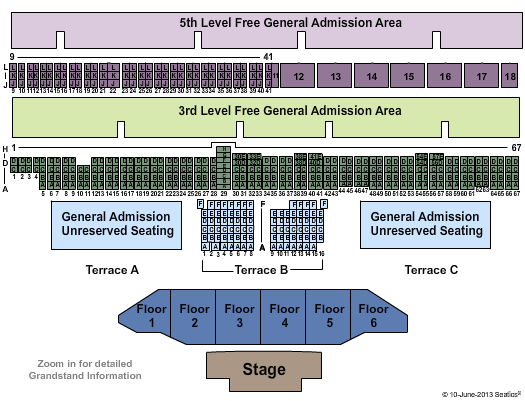 Del Mar Fair Concert Seating Chart
