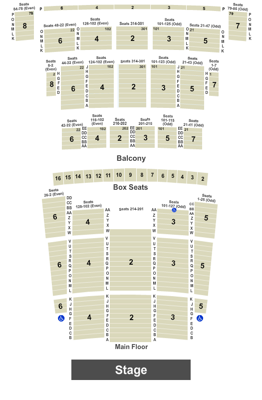 Swan Lake - Opera Detroit Opera House seating chart