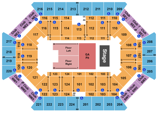 Donald L. Tucker Civic Center seating-chart