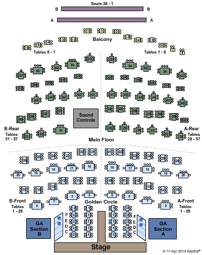 Donny And Seating Chart