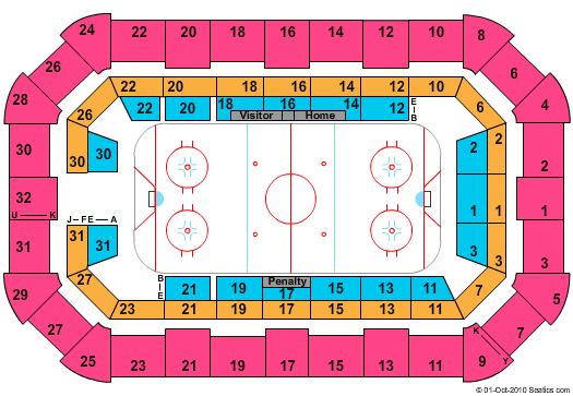 Saginaw Dow Event Center Seating Chart