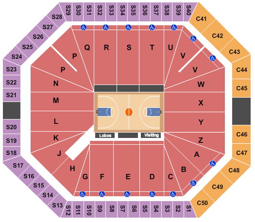 Image of New Mexico Lobos vs. Grambling State Tigers~ Grambling State Tigers Basketball ~ Albuquerque ~ The Pit ~ 11/15/2021 07:00