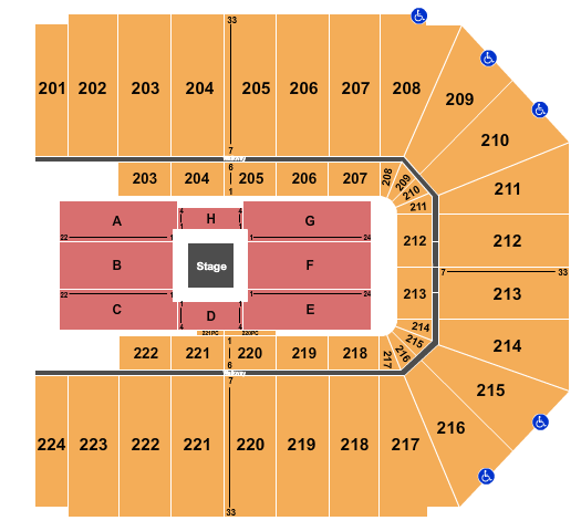 Seating Chart for Nate Bargatze,