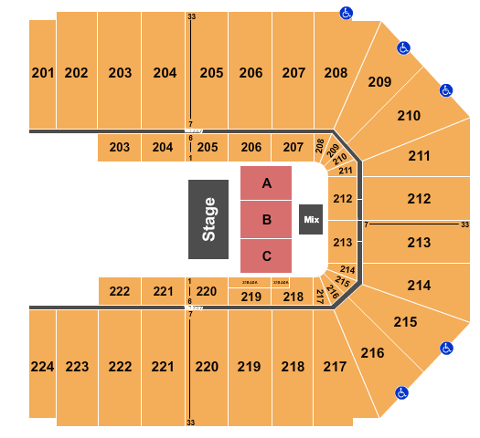 EJ Nutter Center seating-chart