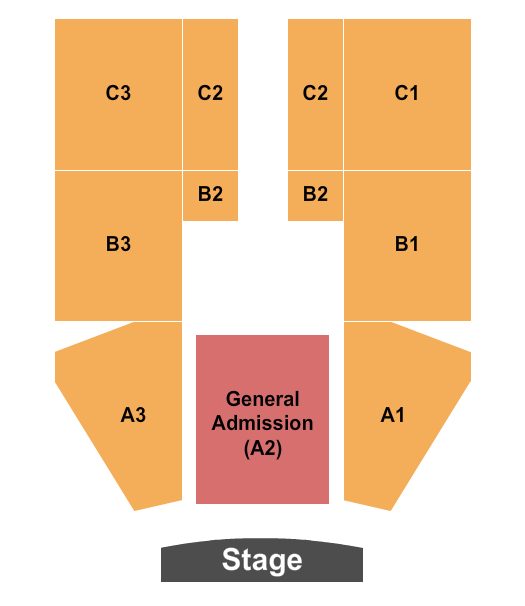 Seating Chart for Los Tucanes De Tijuana, 