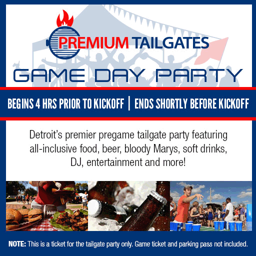 Image of Premium Tailgates Game Day Party: Detroit Lions vs. Chicago Bears~ Detroit Lions ~ Detroit ~ Eastern Market ~ 11/25/2021 08:30