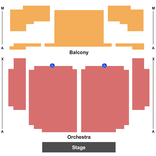 Seatmap for englert theatre