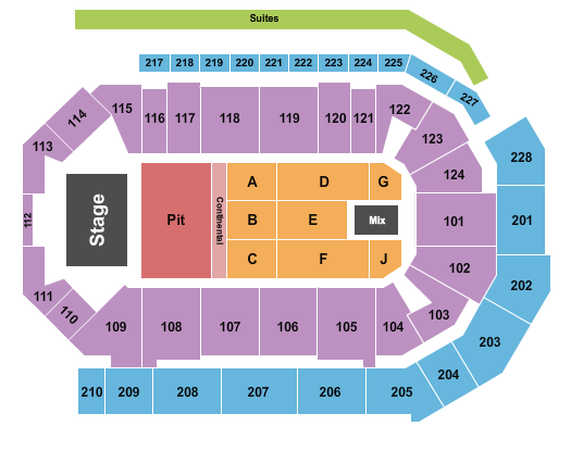 Enmarket Arena seating-chart