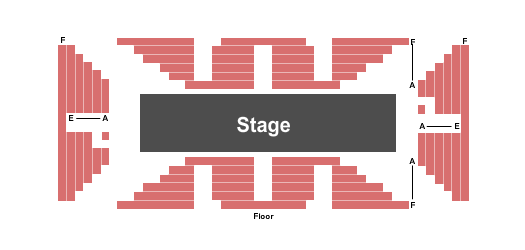 Seatmap for ensemble theater at steppenwolf theatre