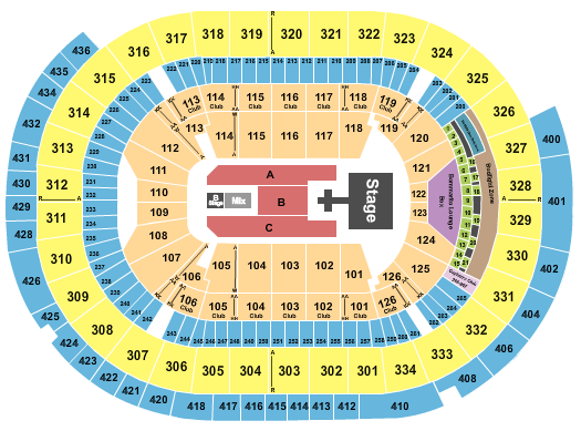 The Struts Enterprise Center seating chart