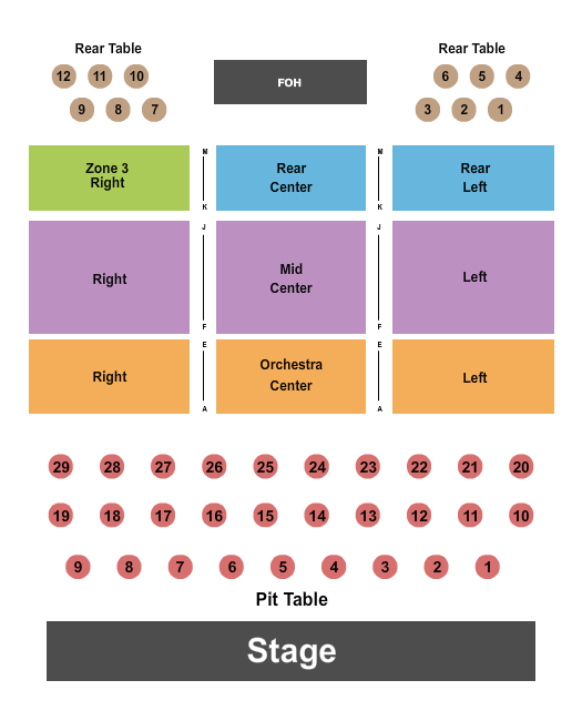 Tusk - Tribute To Fleetwood Mac First Financial Music Hall at the Griffin seating chart